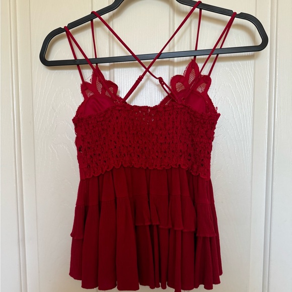 Zenana Lace Babydoll Top - Picture 2 of 3